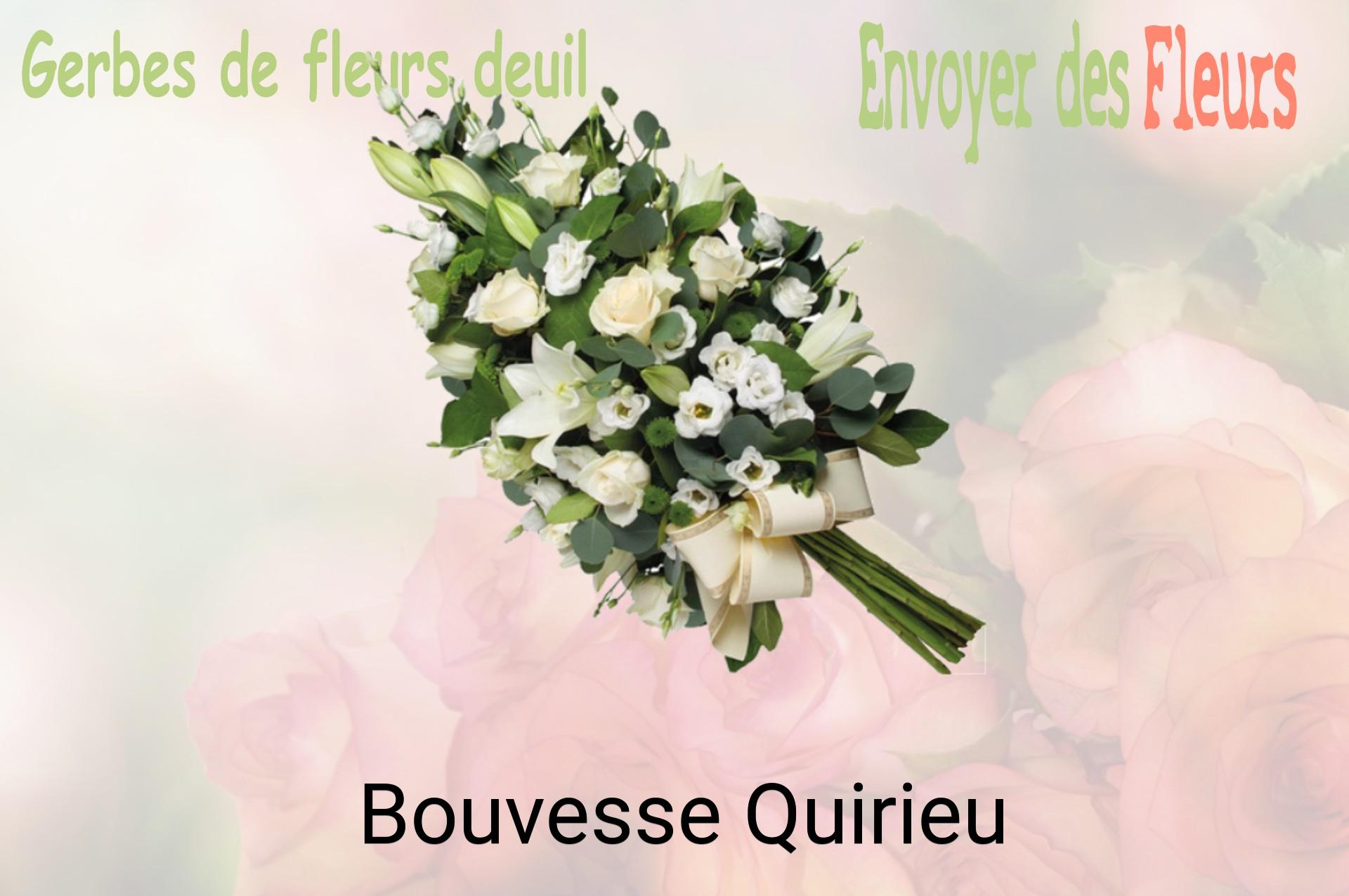 Gerbe de fleurs de deuil livrée à Bouvesse-Quirieu